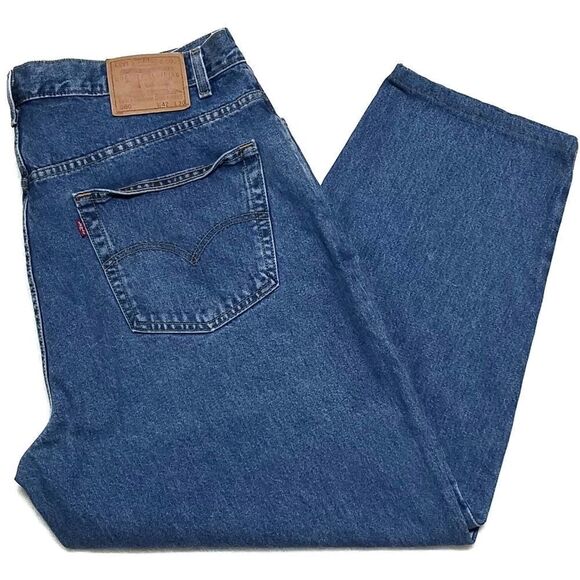 VINTAGE Levi's 560 Mid Wash High Rise Cropped Jean - Picture 2 of 11